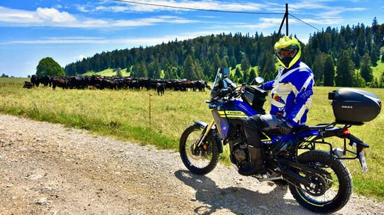 Mit der Enduro zum Offroadfahren in der Schweiz