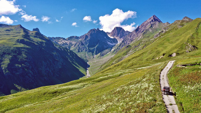 Schotterpisten Seealpen