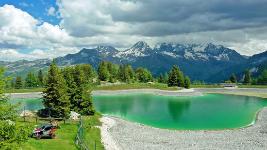 Offroad fahren in den Seealpen mit dem 4x4 Geländewagen