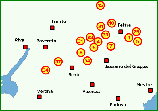 web karte Trento 2023