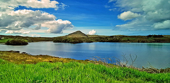 Sagenhafte Landschaft an der Westküste von Irland