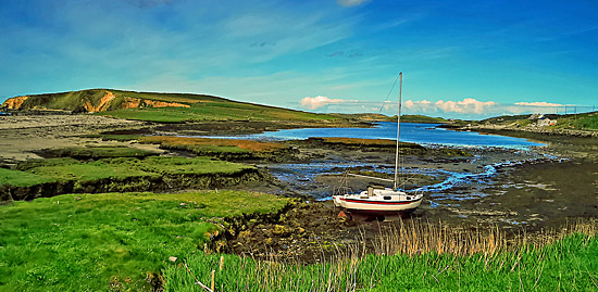 Sagenhafte Landschaft an der Westküste von Irland