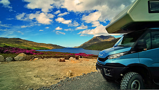 Sagenhafte Landschaft an der Westküste von Irland