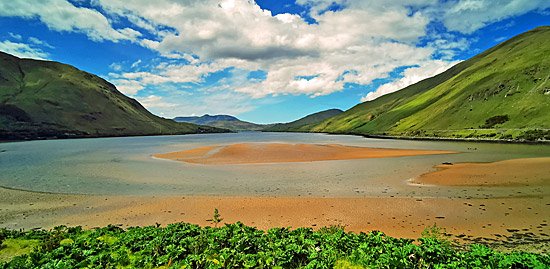 Sagenhafte Landschaft an der Westküste von Irland