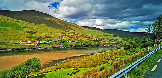 Sagenhafte Landschaft an der Westküste von Irland