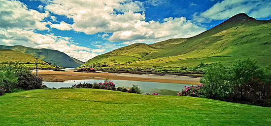 Sagenhafte Landschaft an der Westküste von Irland