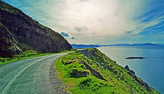 Klasse Landschaft am Atlantic Way (Irland)