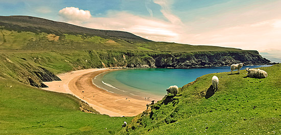 Klippen Sliabh Liag in Irland