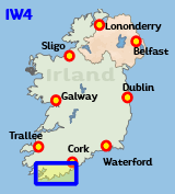Tourenkarte Halbinsel Beara auf Irland